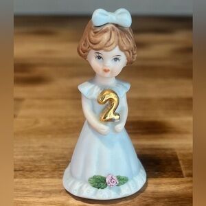 Growing Up Girls Brunette Age 2 Figurine